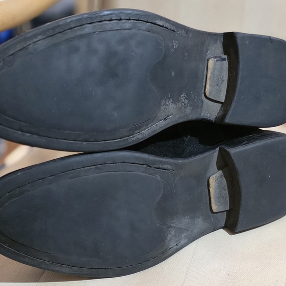 ZARA MENS BLACK SUEDE LEATHER BOOTS SIZE 9 - Picture 4 of 5